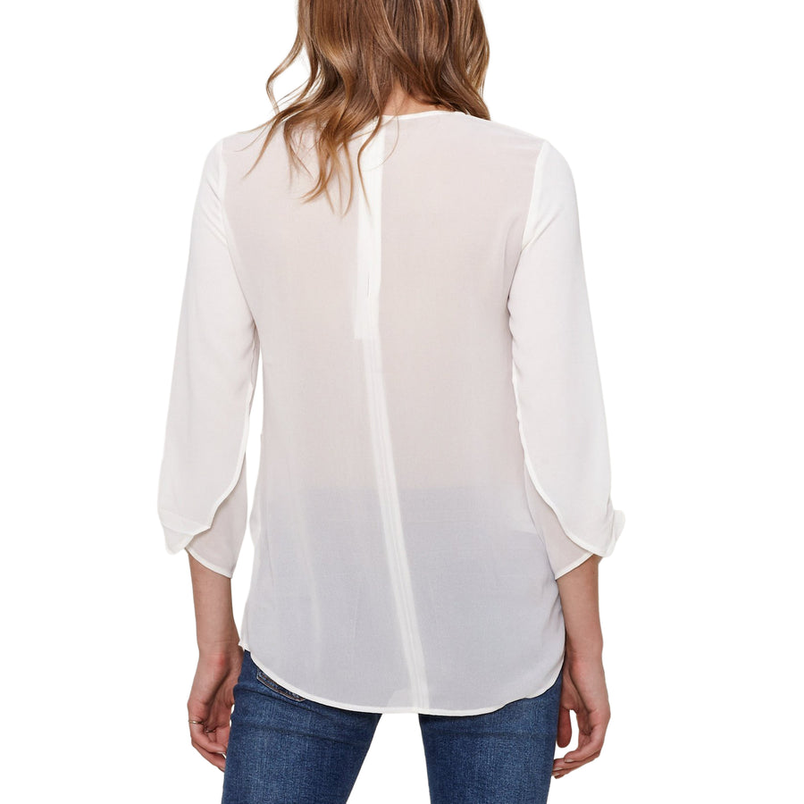 Ro & De Women's Cross Hem Blouse - shopatkonus