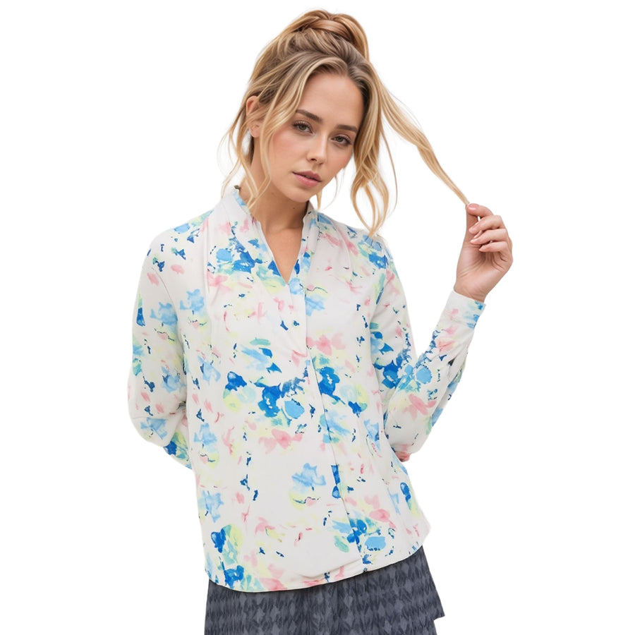 CLOSEOUT Women's Floral Printed Shirt In Dreamy Floral