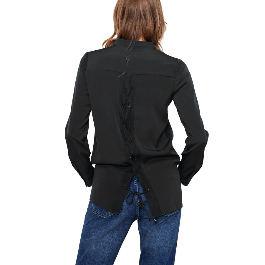 Women's Lace Back Blouse - shopatkonus