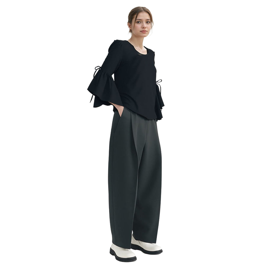 CLOSEOUT Women's Open Slit Selftie Top