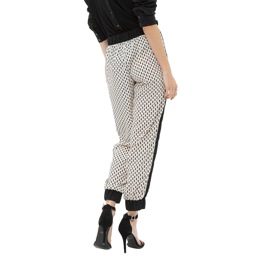 Women's Printed Casual Cuffed Hem Pants - shopatkonus