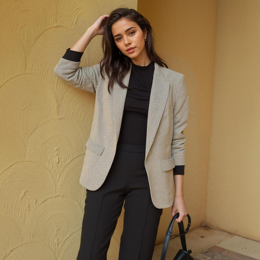 Pleione Women's Open Front Blazer