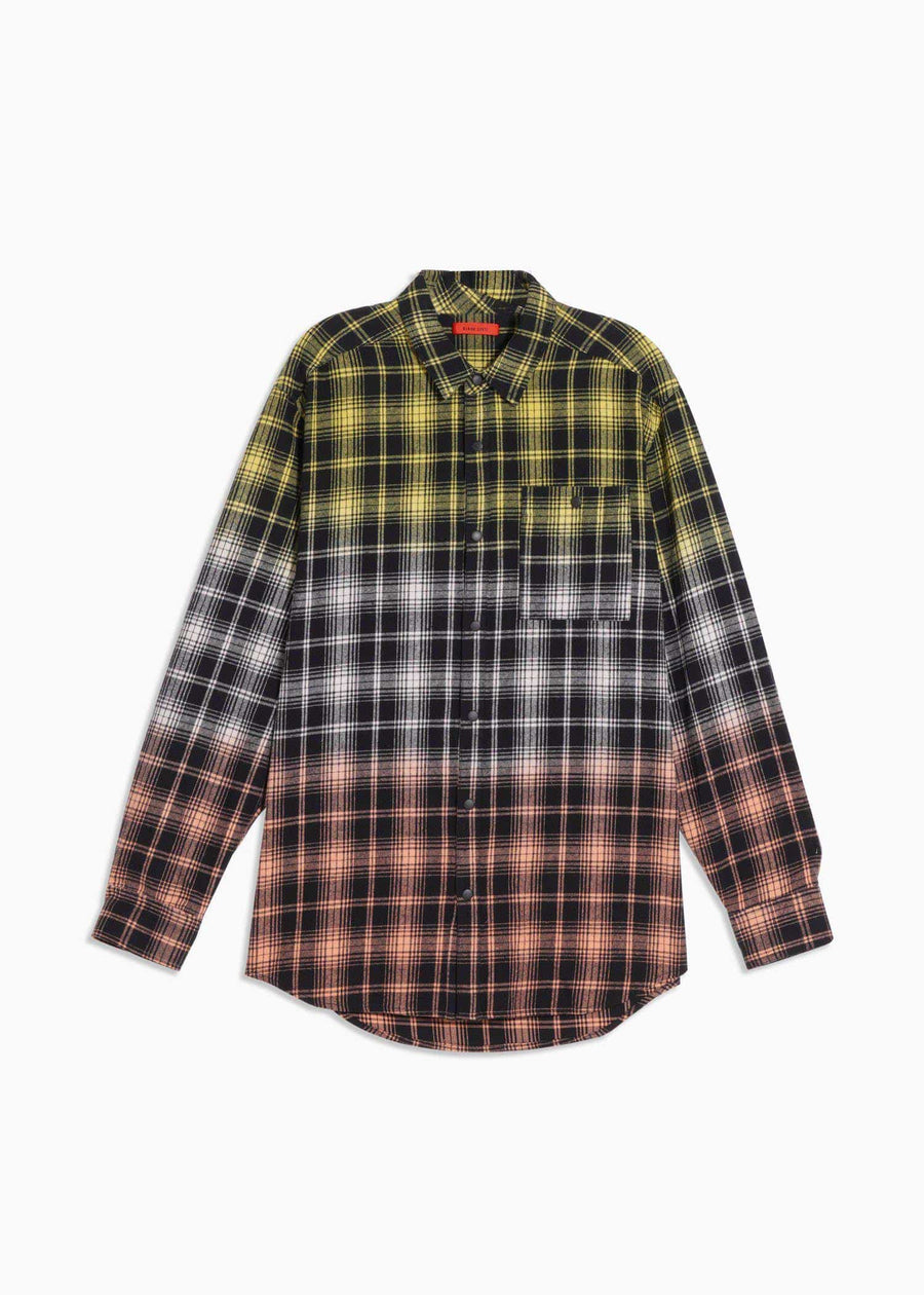 Konus Men's Double Dip Dyed Flannel shirt - shopatkonus