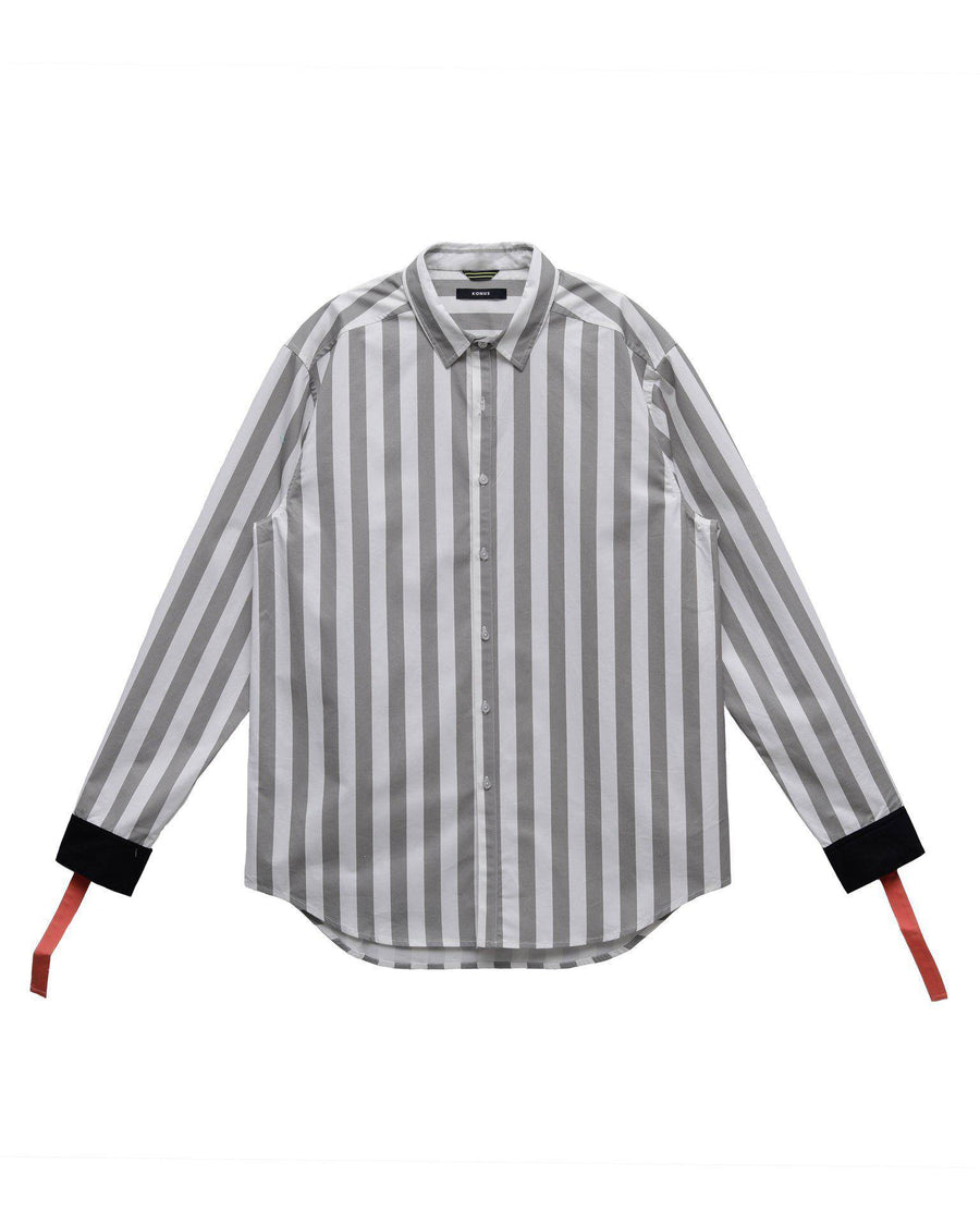 Konus Men's Striped Shirt w/ Pint Extended Placket - shopatkonus