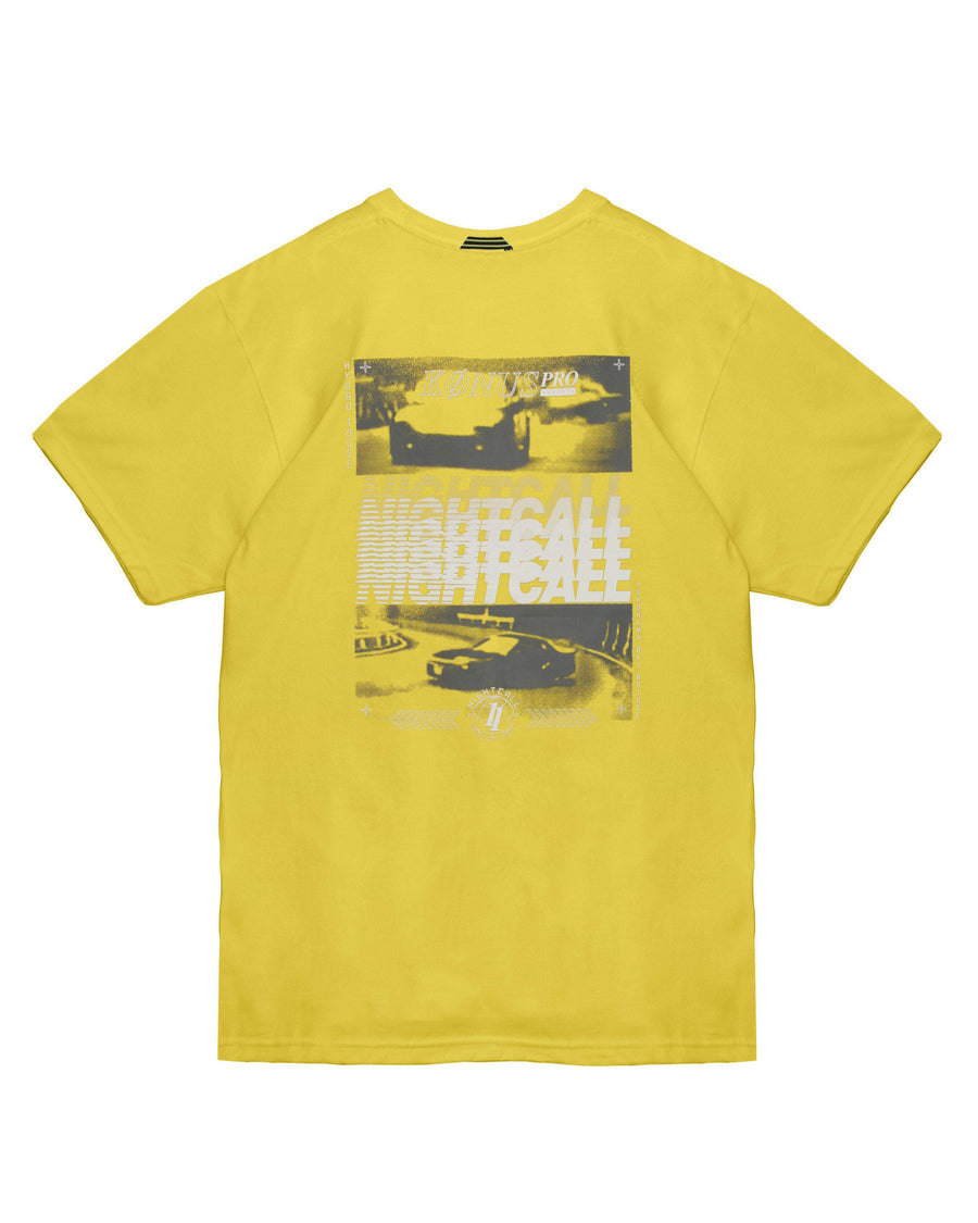 Konus Men's Graphic Tee in Yellow - shopatkonus