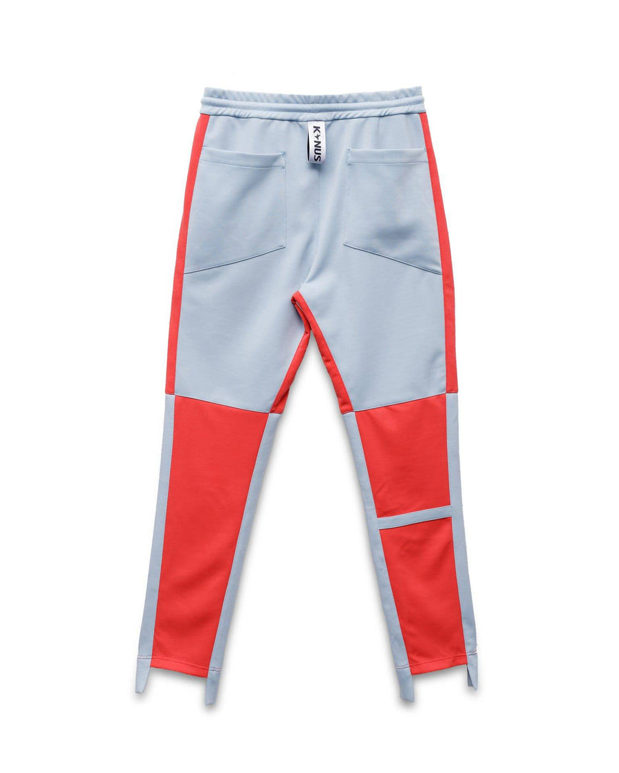 Konus Men's Color Blocked Track pants in Light Blue - shopatkonus