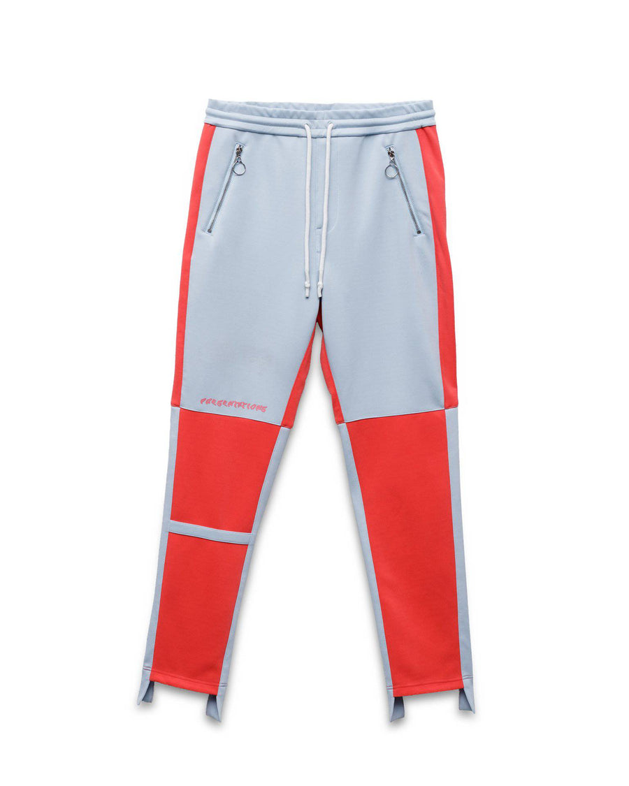 Konus Men's Color Blocked Track pants in Light Blue - shopatkonus