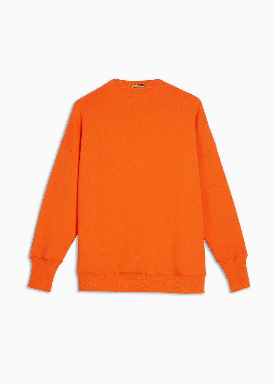 Konus Men's Sweatshirt w/ Reflective Tape in Orange - shopatkonus
