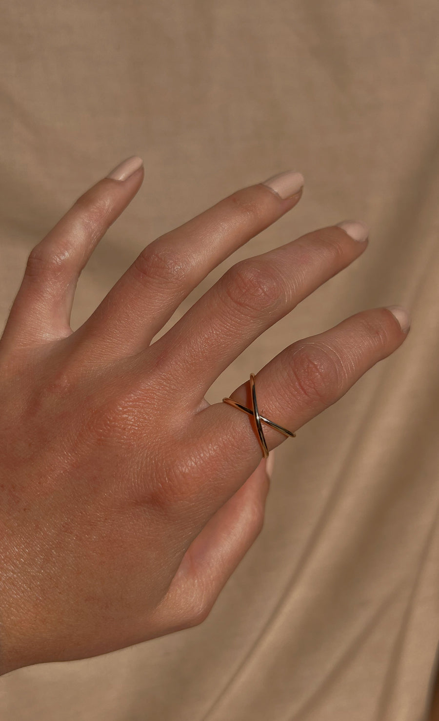 Cross Me Ring by Toasted Jewelry - shopatkonus