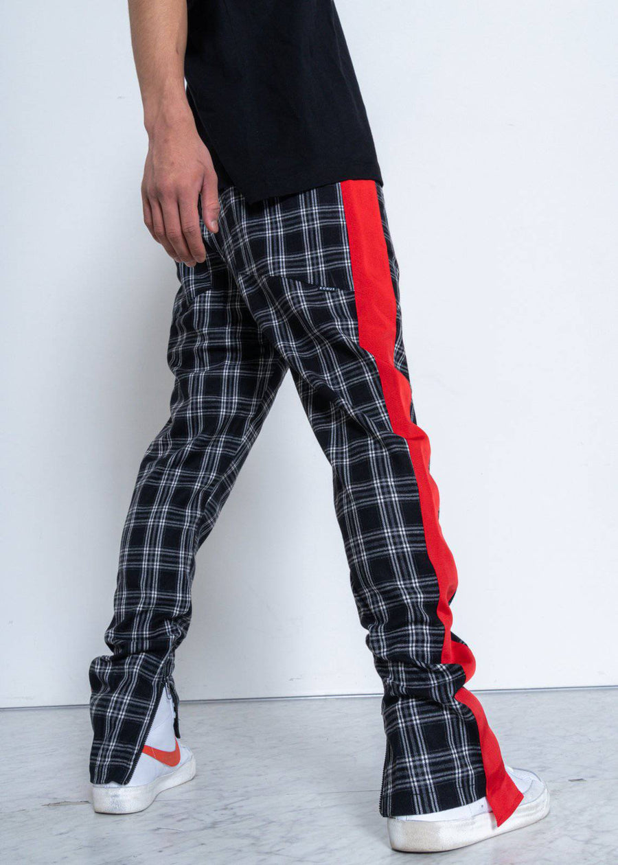 Konus Men's  Plaid Pants in Grey - shopatkonus