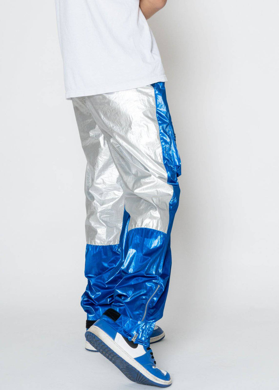 Blank State Men's Pants in Metallic Blue - shopatkonus