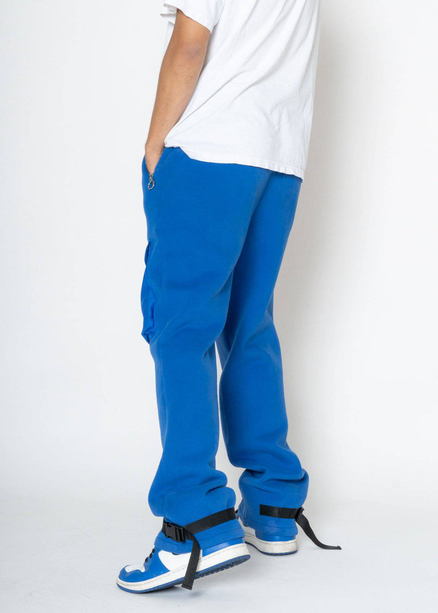 Konus Men's Bellow Pocket Sweatpants - Blue - shopatkonus