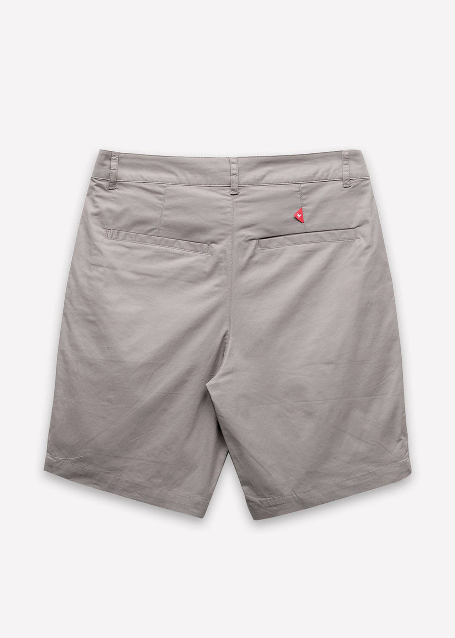 Konus Men's 6 Pocket Chino Shorts in Gray - shopatkonus