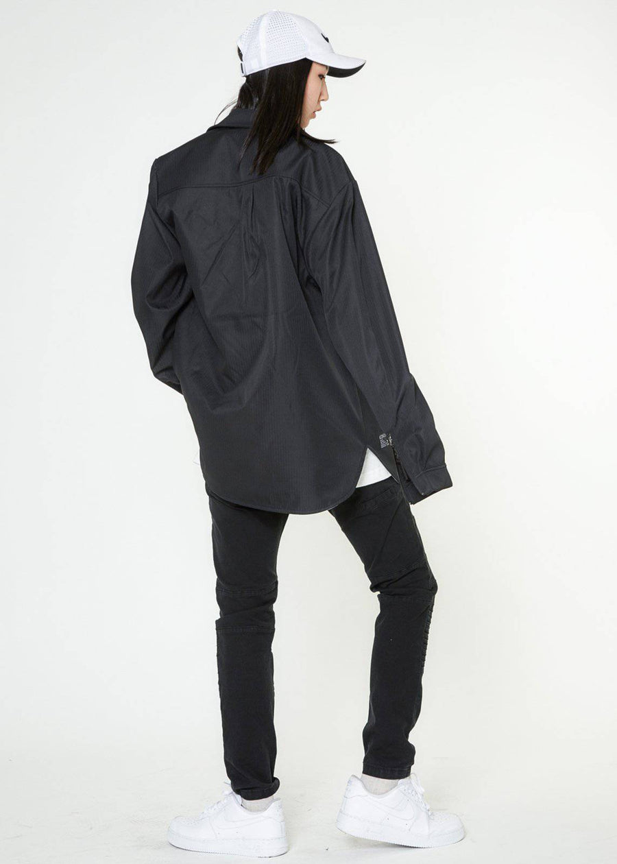 Konus Men's Reversible Shirt Jacket  in Black - shopatkonus