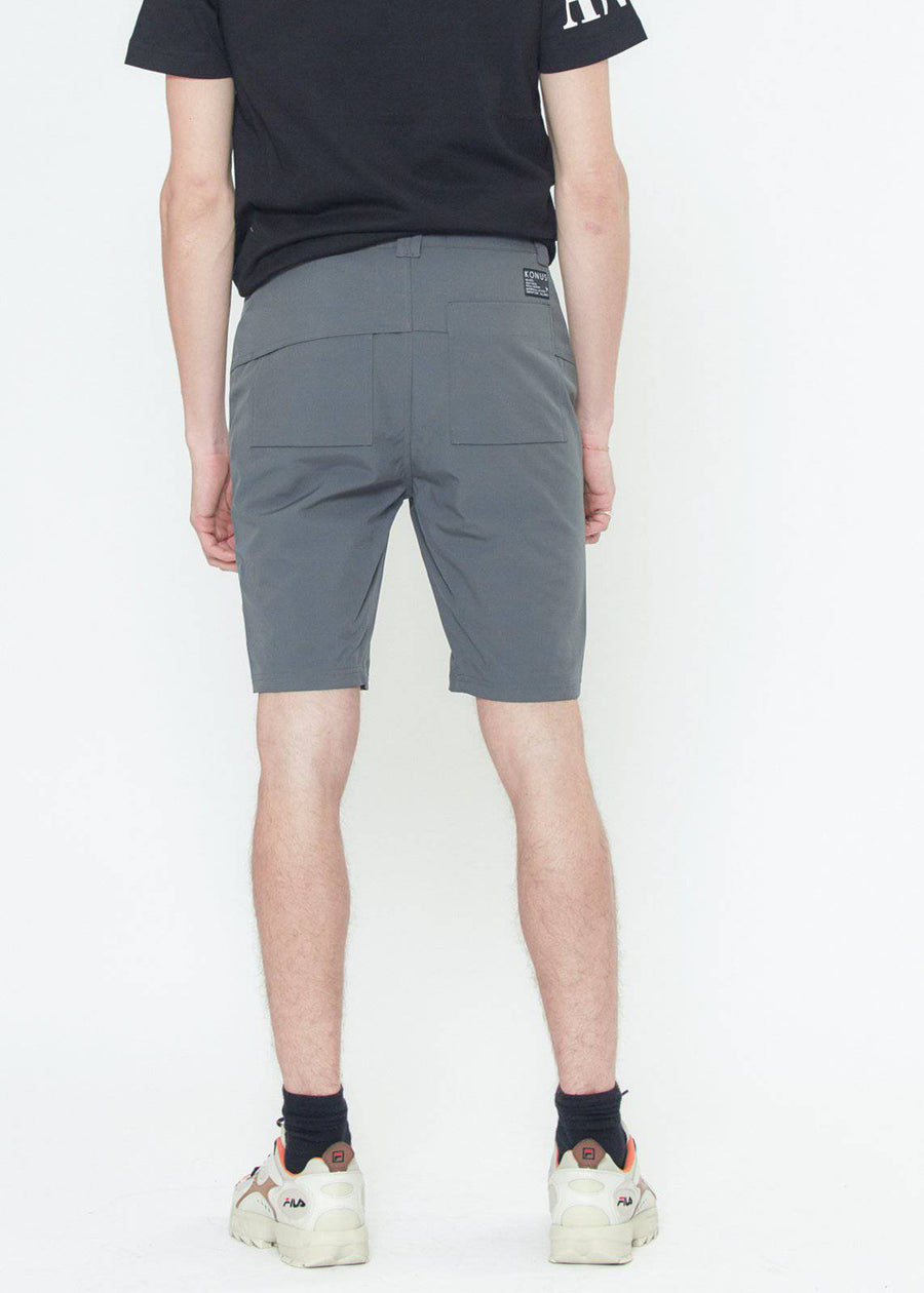 Konus Men's Shorts w/ Asymmetrical Zipper Fly - shopatkonus