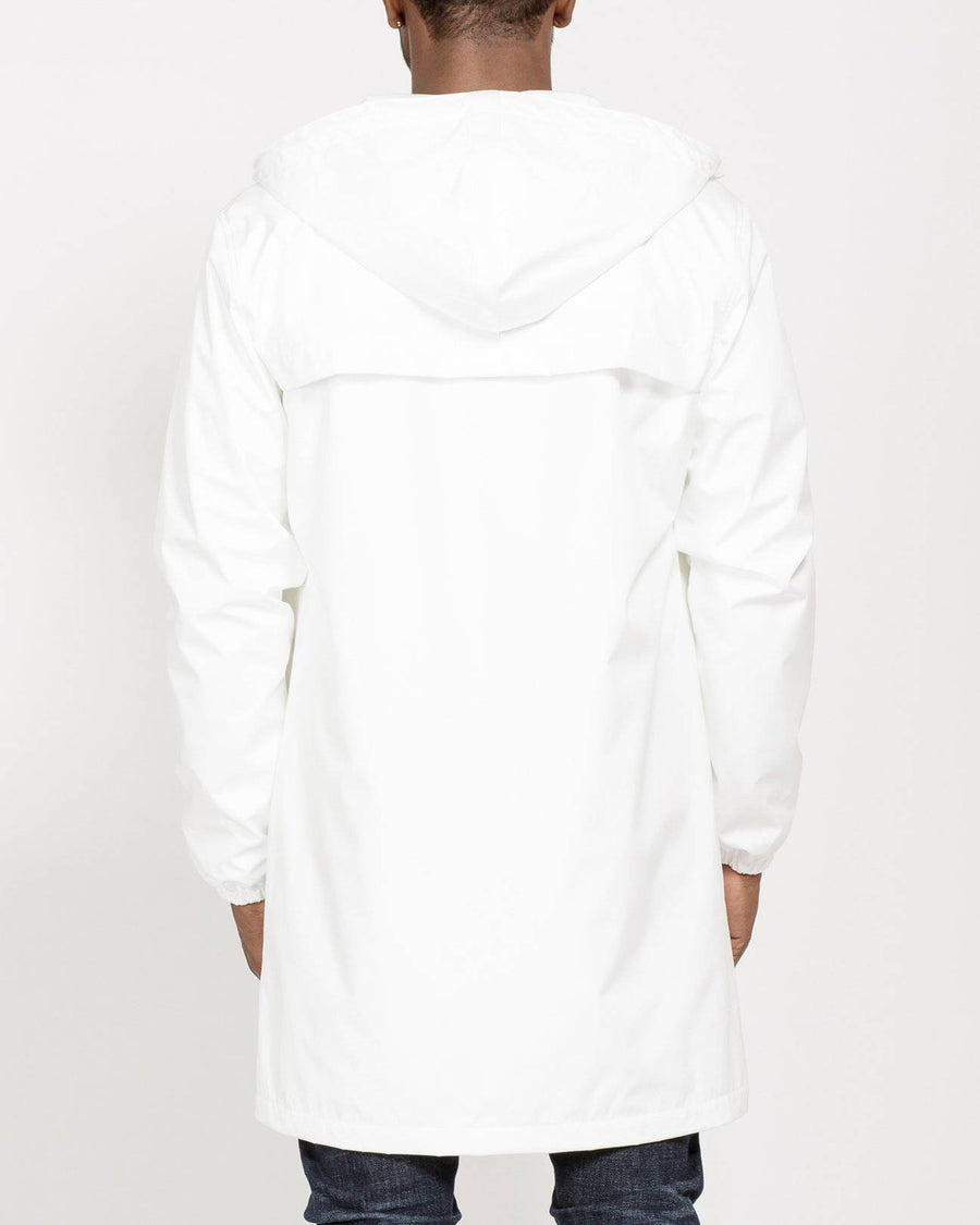 Konus Men's Water Repellent Hooded Jacket in White - shopatkonus