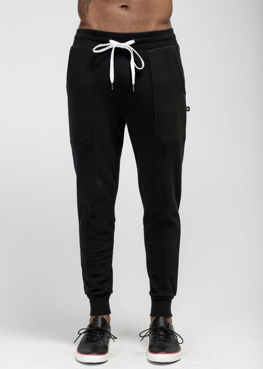 Konus Men's Biker Sweatpants in Black - shopatkonus
