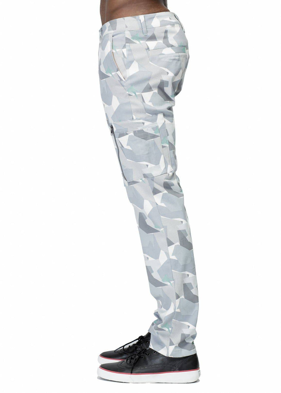 Konus Men's Bird Camo Cargo Pants in Grey - shopatkonus