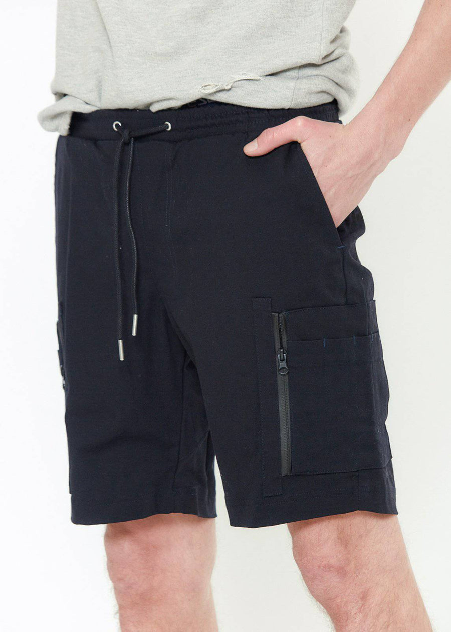 Konus Men's Cargo Shorts in Navy - shopatkonus