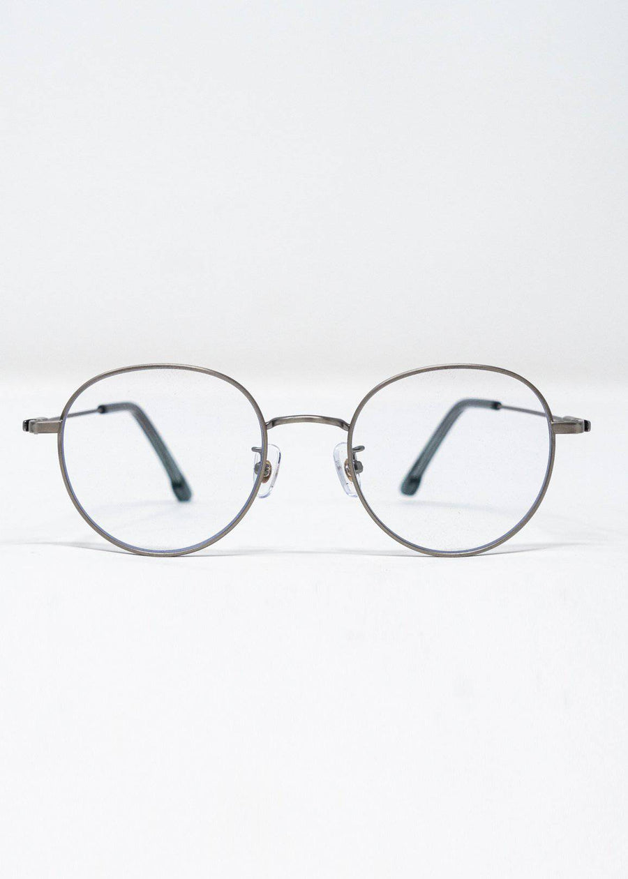Ward Eyewear Blue Light Blocking Glasses in Baron Satin Grey - shopatkonus