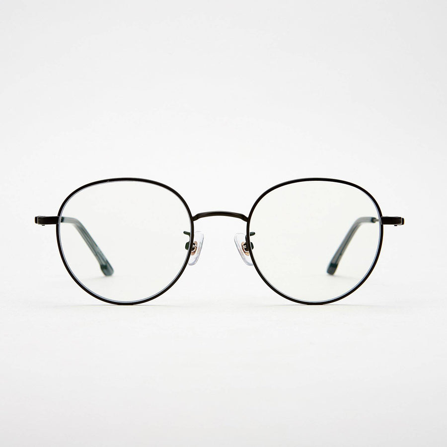 Ward Eyewear Blue Light Blocking Glasses in Baron Satin Black - shopatkonus