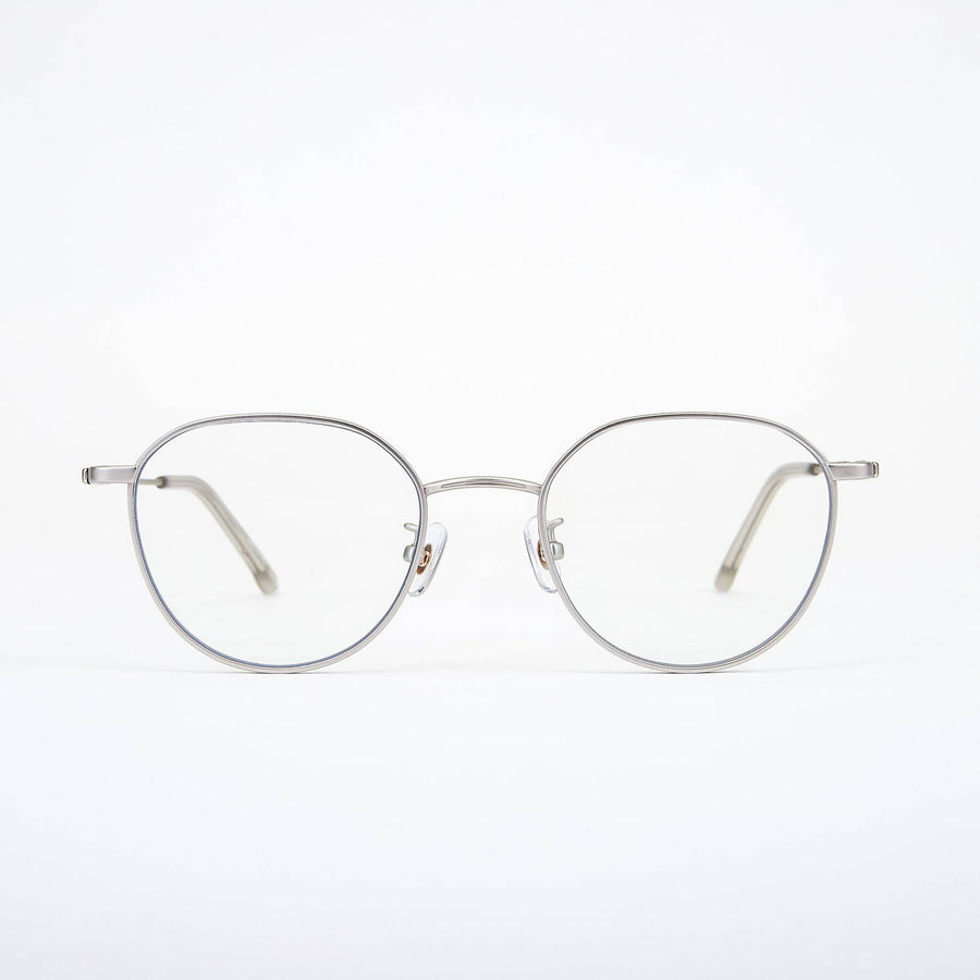 Ward Eyewear Blue Light Blocking Glasses in Baron2 Silver - shopatkonus