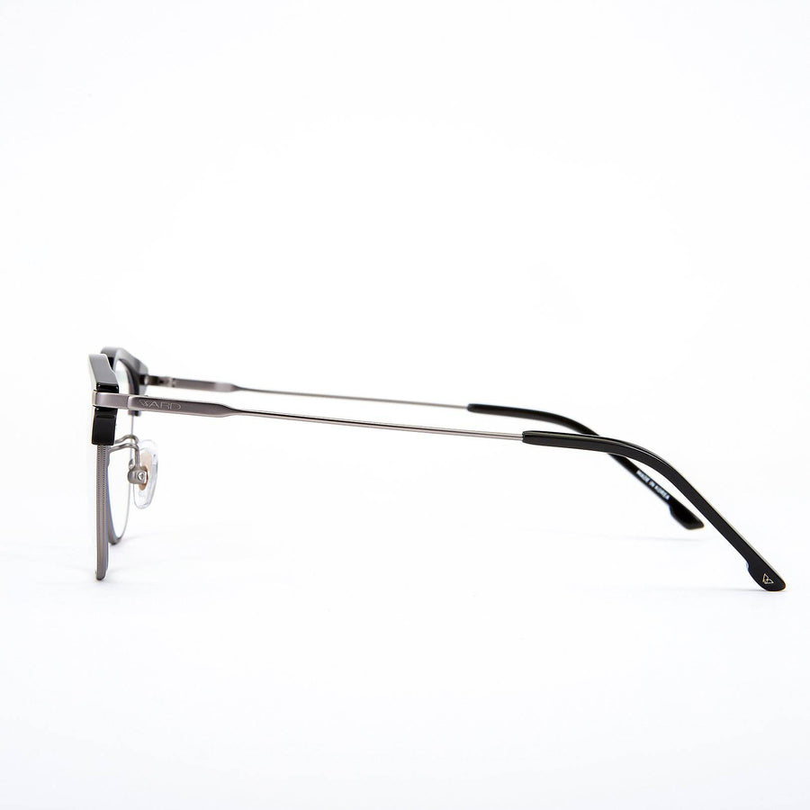 Ward Eyewear Blue Light Blocking Glasses in Turret Satin Grey - shopatkonus