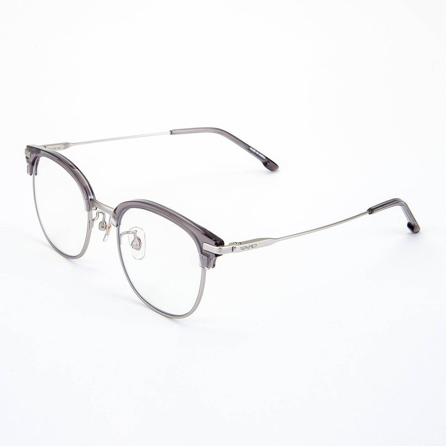 Ward Eyewear Blue Light Blocking Glasses in Turret Matt Silver - shopatkonus