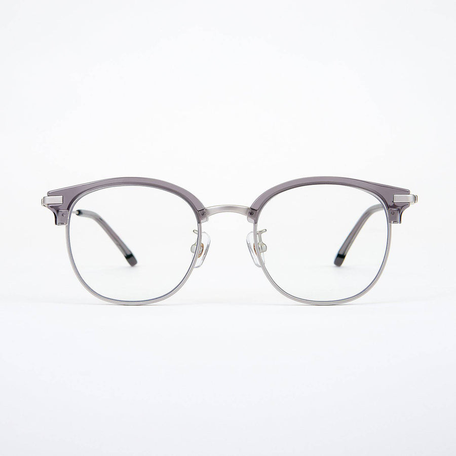 Ward Eyewear Blue Light Blocking Glasses in Turret Matt Silver - shopatkonus
