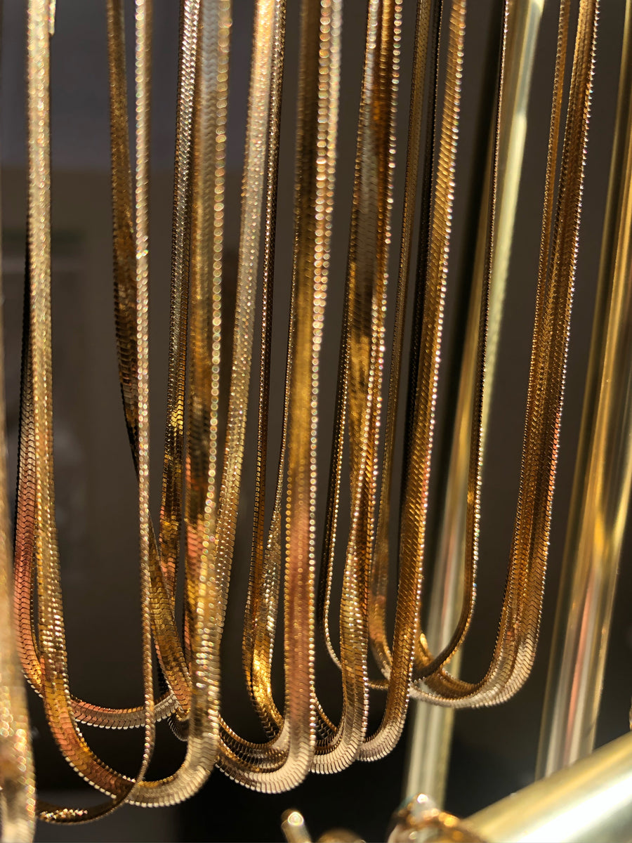 Herringbone Chain by Toasted Jewelry - shopatkonus