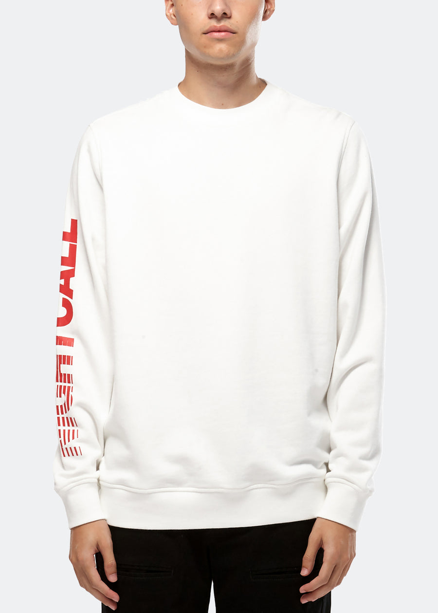 Konus Men's Nightcall Sweatshirt in White - shopatkonus