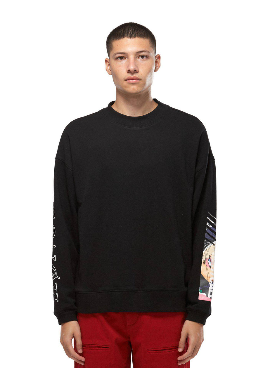 Konus Men's Oversize Sweatshirt In Black