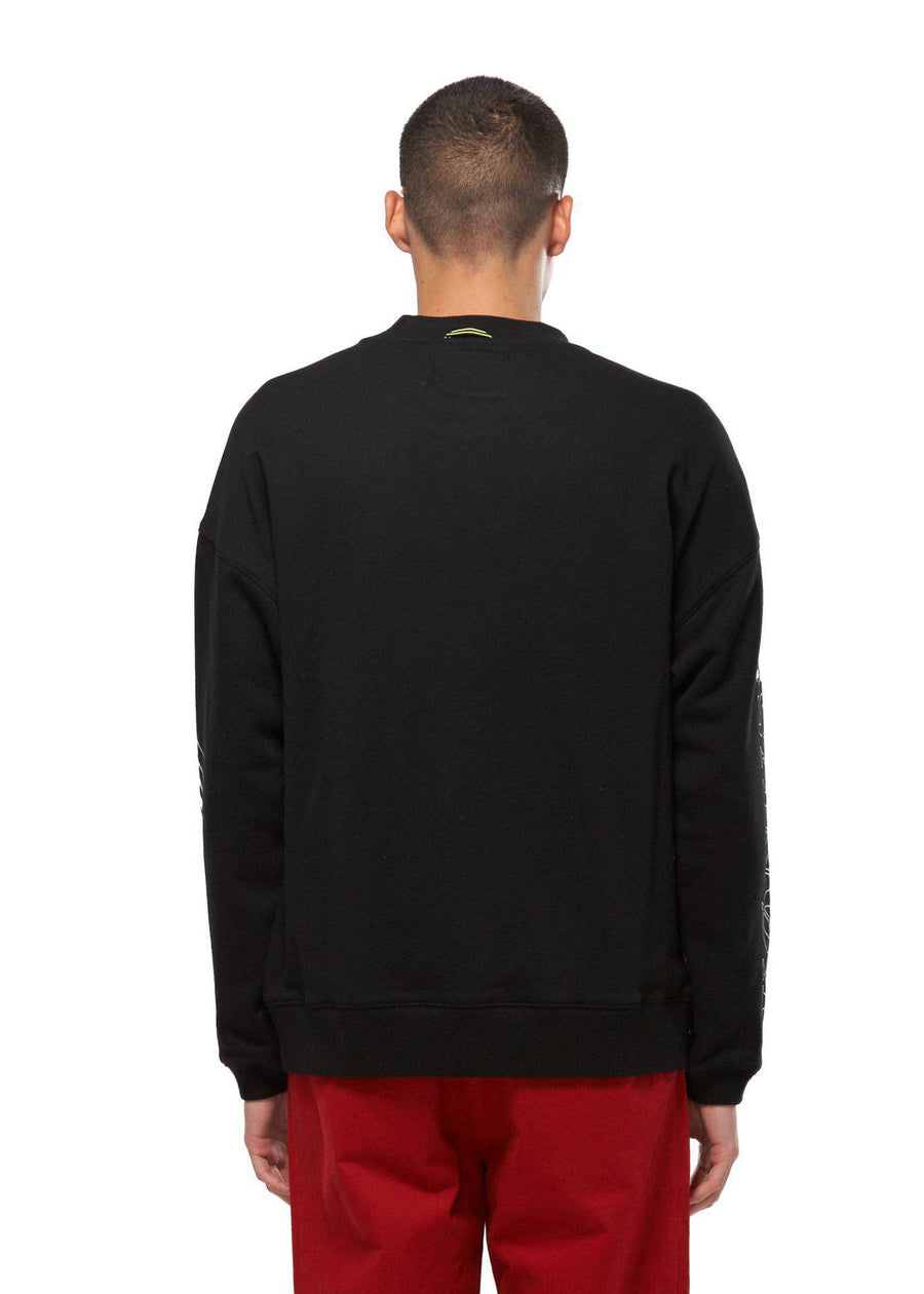 Konus Men's Oversize Sweatshirt In Black