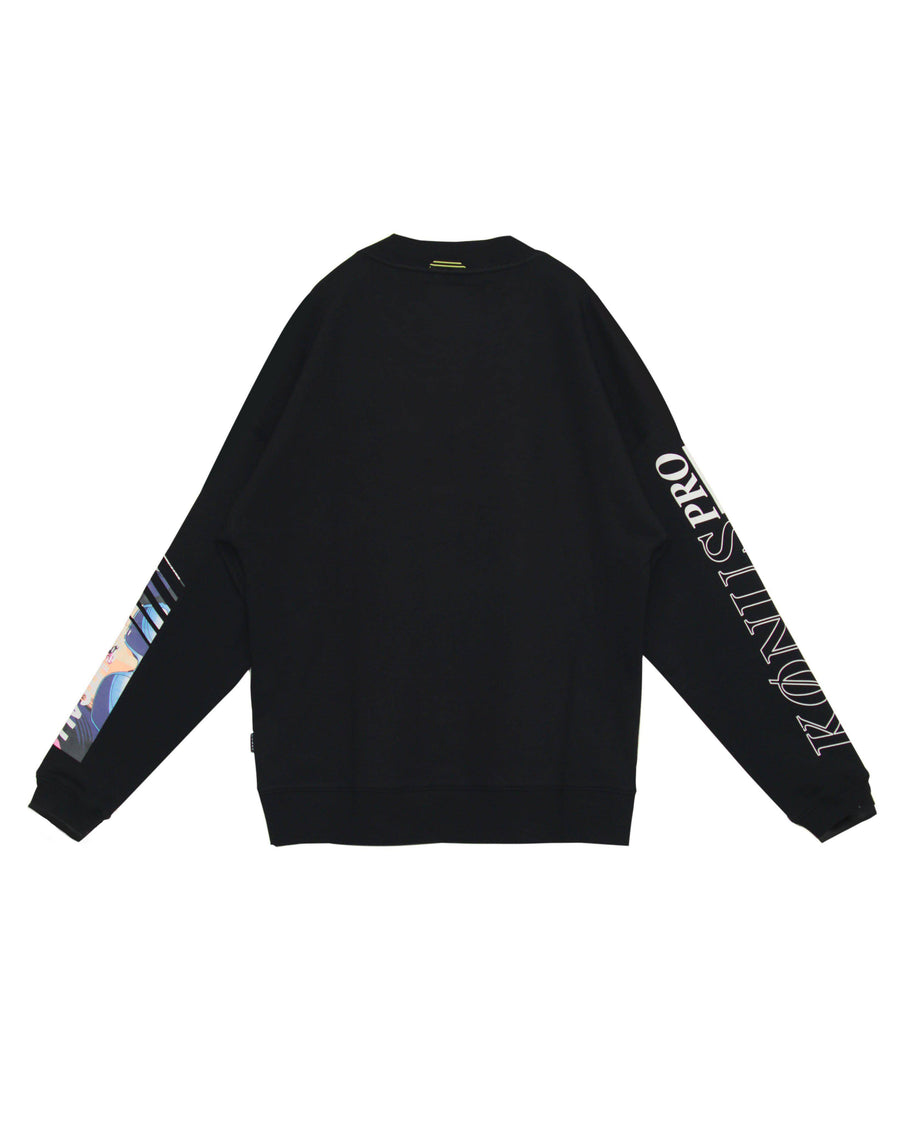 Konus Men's Oversize Sweatshirt In Black