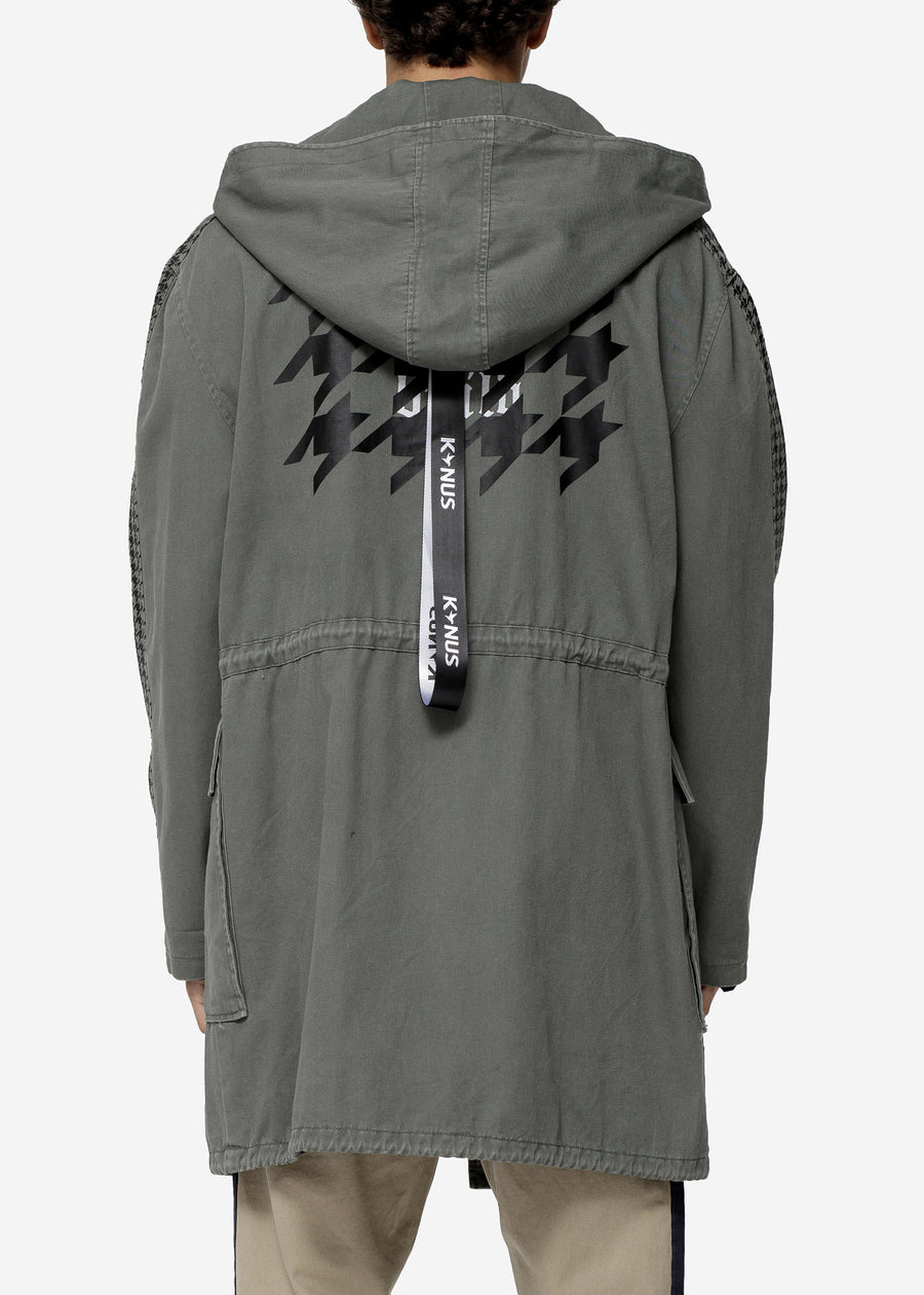 Konus Men's Oversize Hooded M65 in Olive - shopatkonus