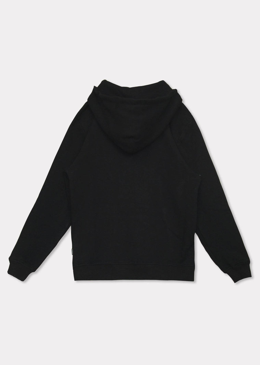Konus Men's Graphic Pullover Hoodie in Black