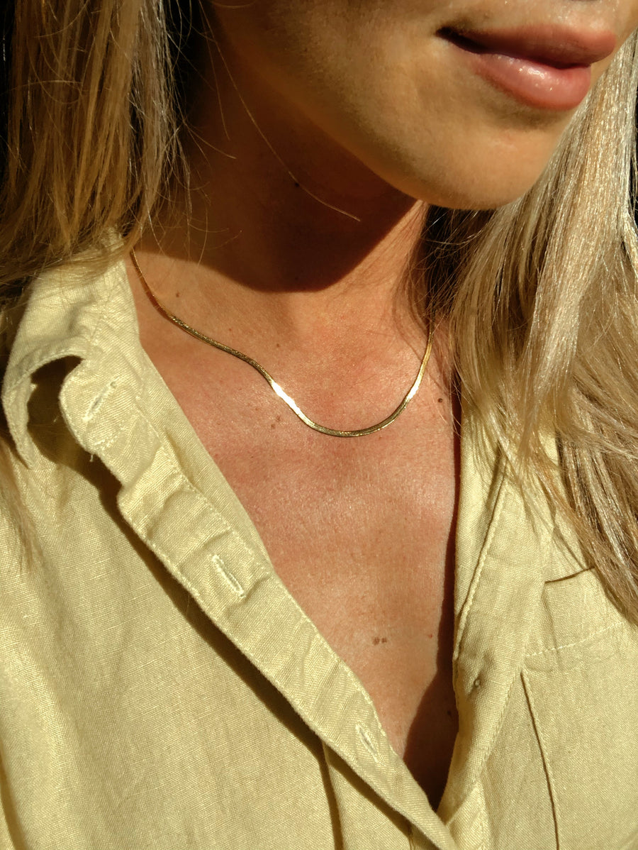 Herringbone Chain by Toasted Jewelry - shopatkonus