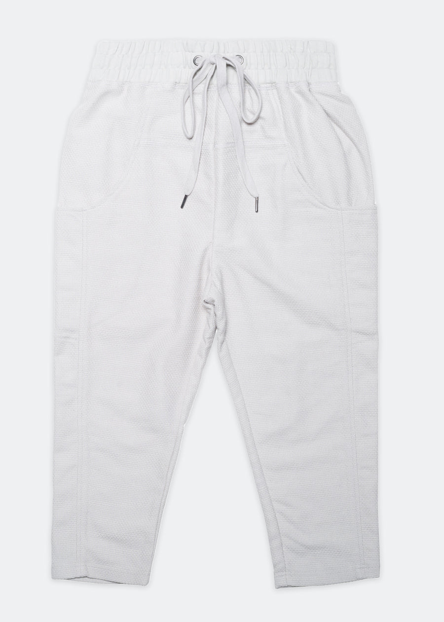 Konus Unisex Cropped Pants With Side Panels in Grey - shopatkonus