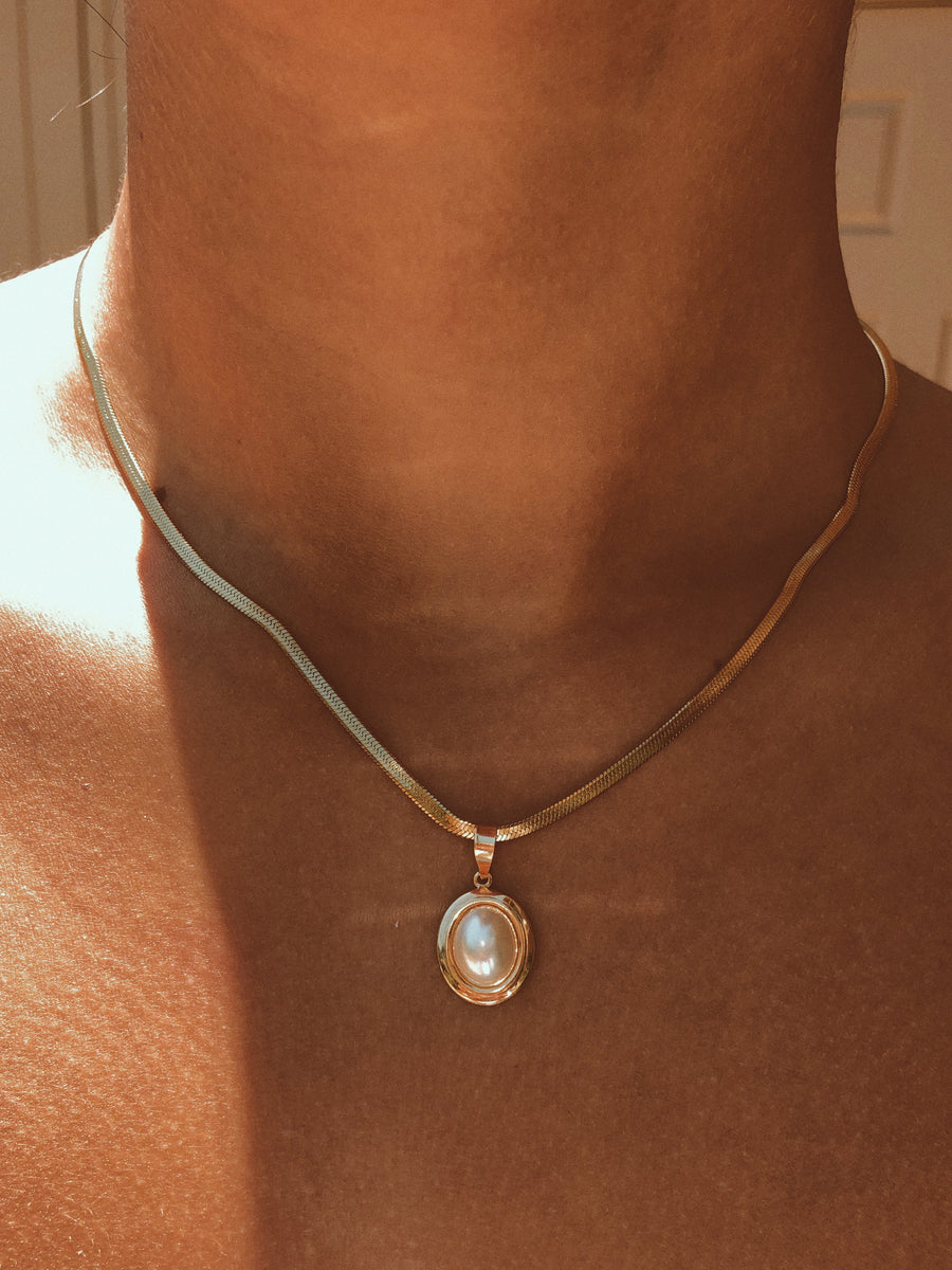 Fairy Pearl Herringbone by Toasted Jewelry - shopatkonus