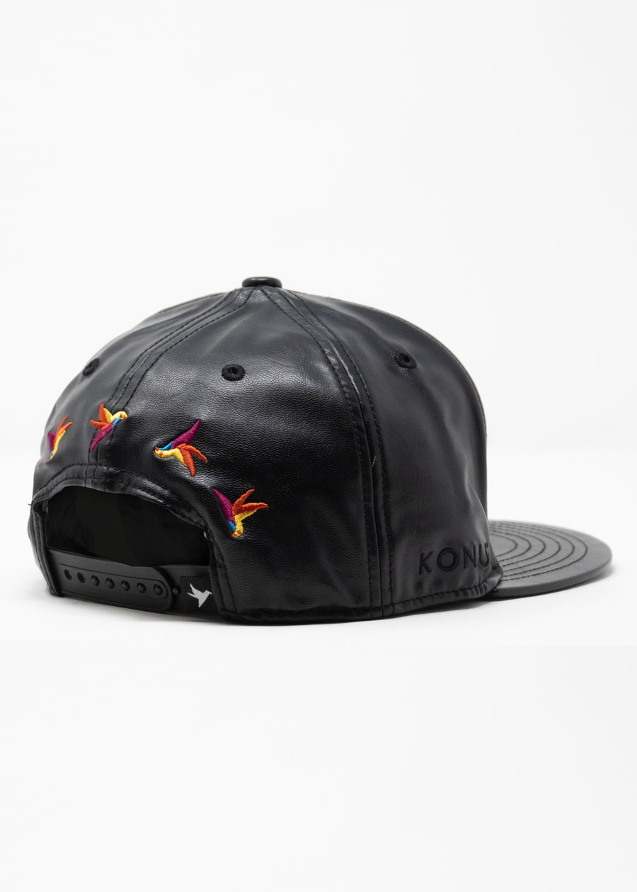 Konus Men's Bird Logo Snapback In Black - shopatkonus