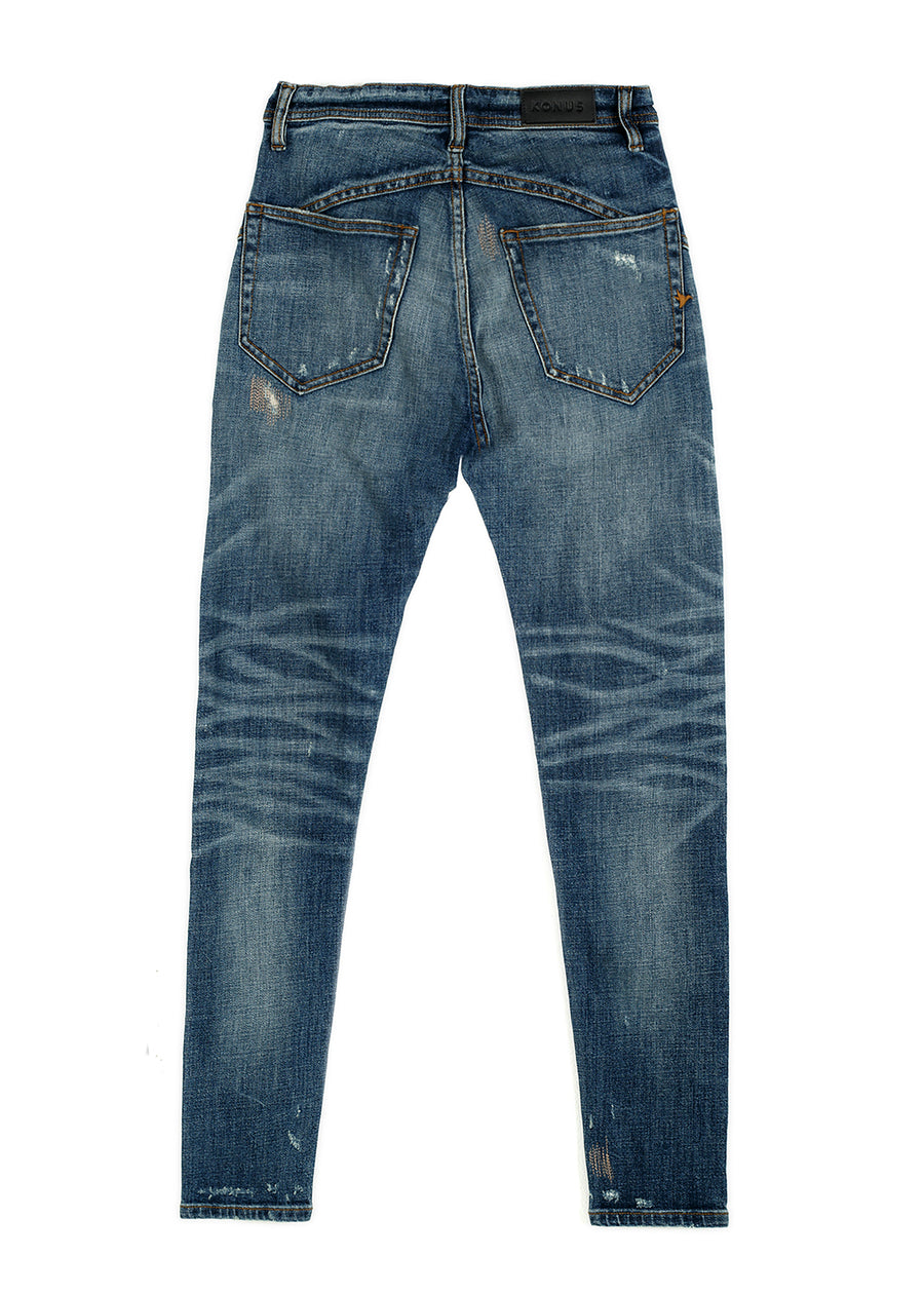 Konus Men's Rip & Repair Skinny Jeans - shopatkonus