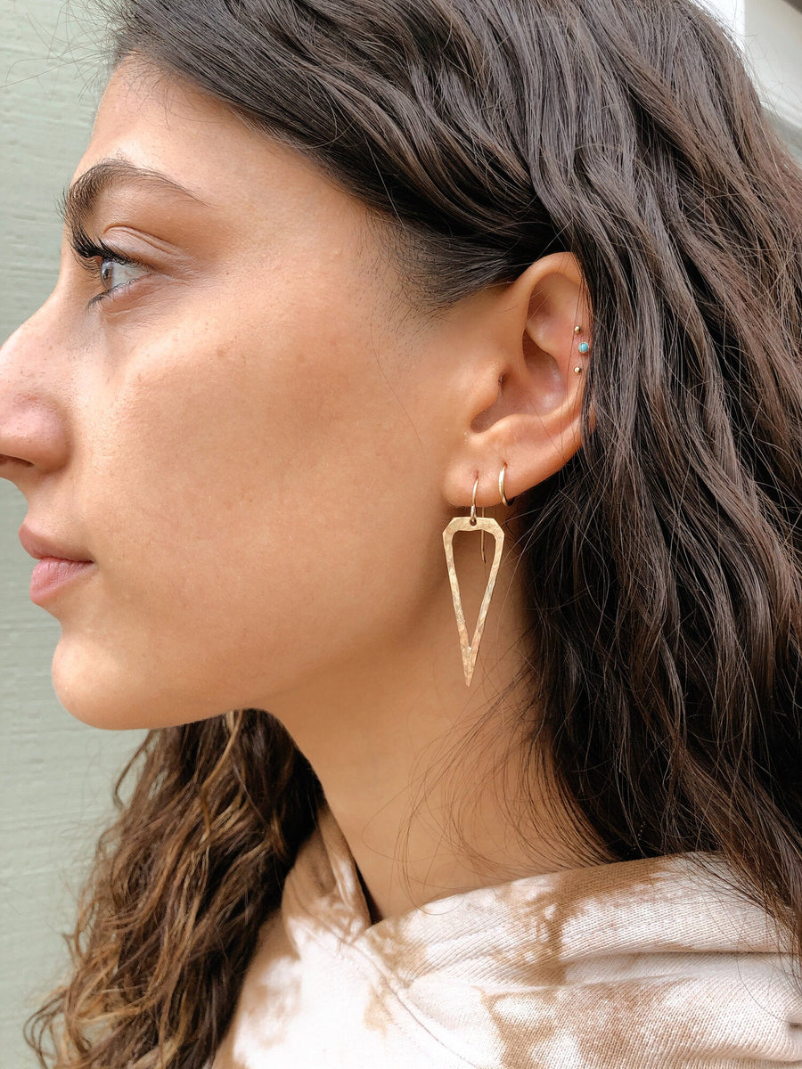 Bermuda Triangle Earrings by Toasted Jewelry - shopatkonus