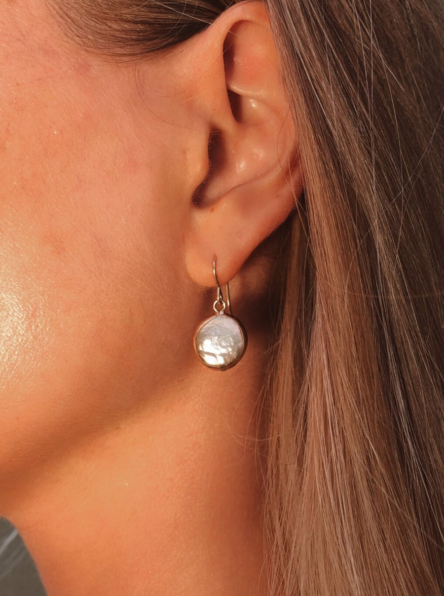 Everyday Baroque Pearl Earrings by Toasted Jewelry - shopatkonus