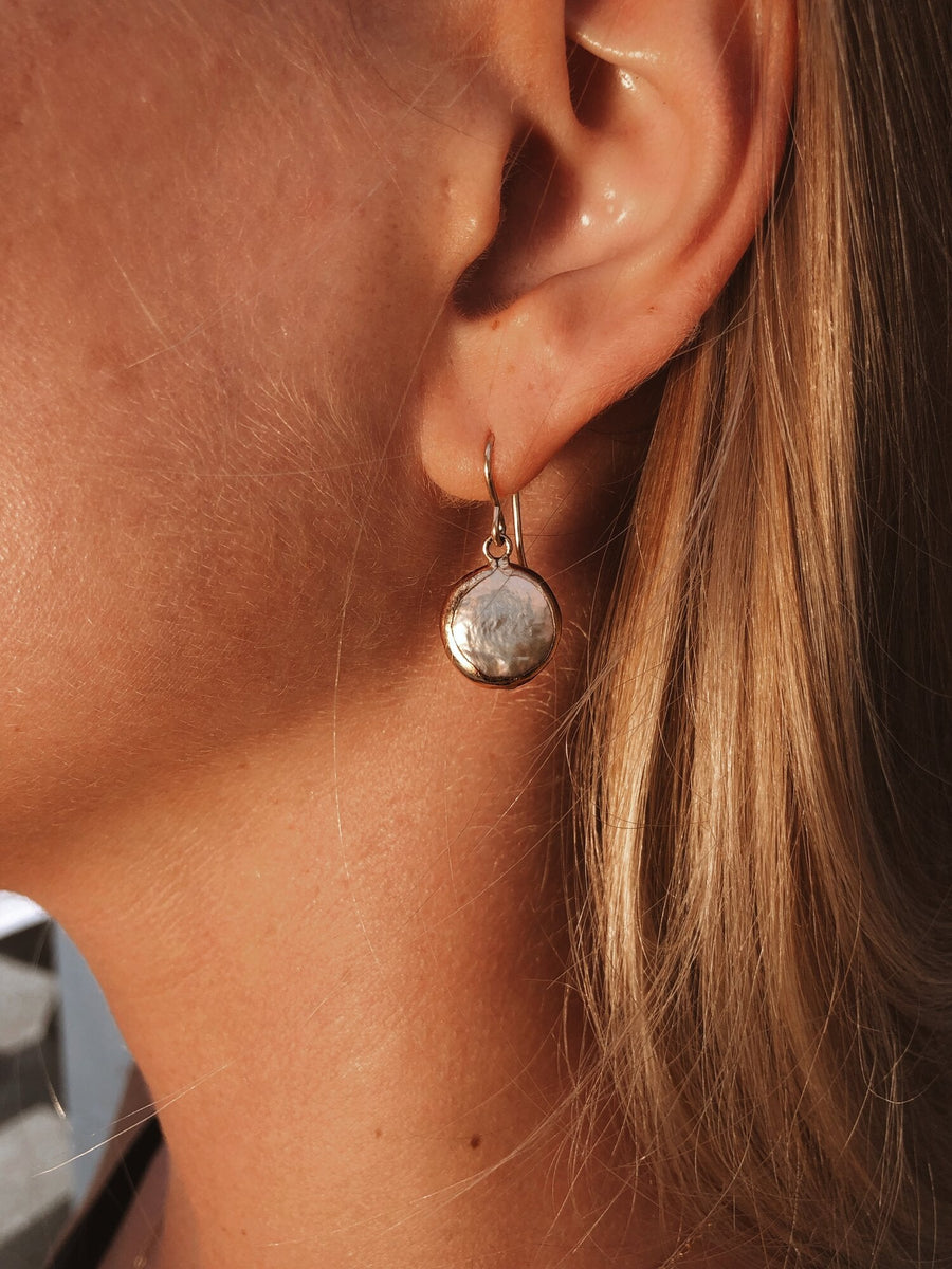 Everyday Baroque Pearl Earrings by Toasted Jewelry - shopatkonus