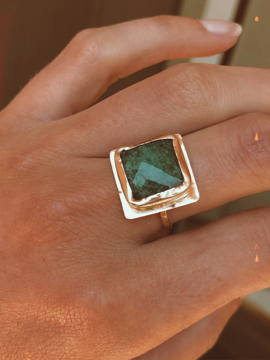 The Emerald Ring by Toasted Jewelry - shopatkonus