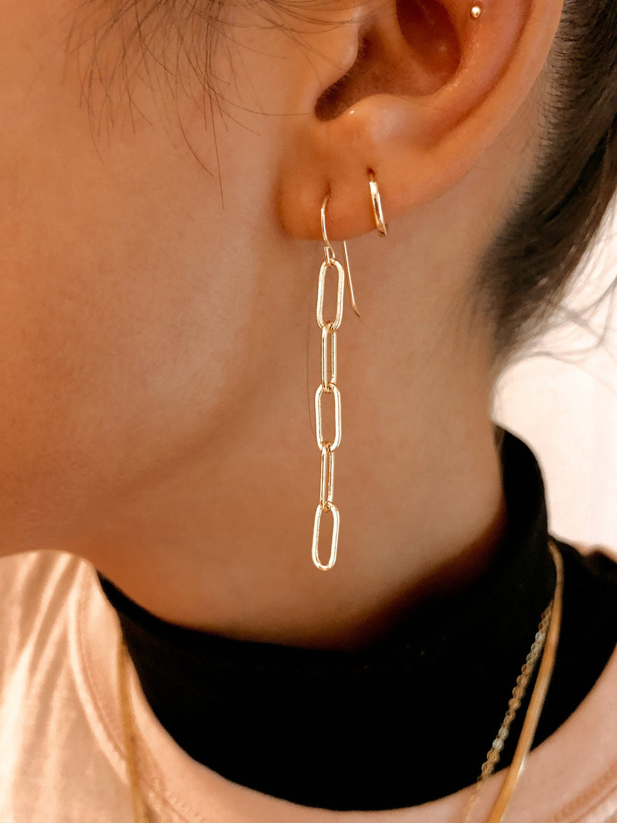 Link Chain and Earrings Set by Toasted Jewelry - shopatkonus